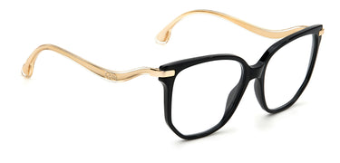 Designer Women Jimmy Choo Eyeglasses: JC 257 - Black(2)- SpecSMART Eye Clinic (Diagonal View)